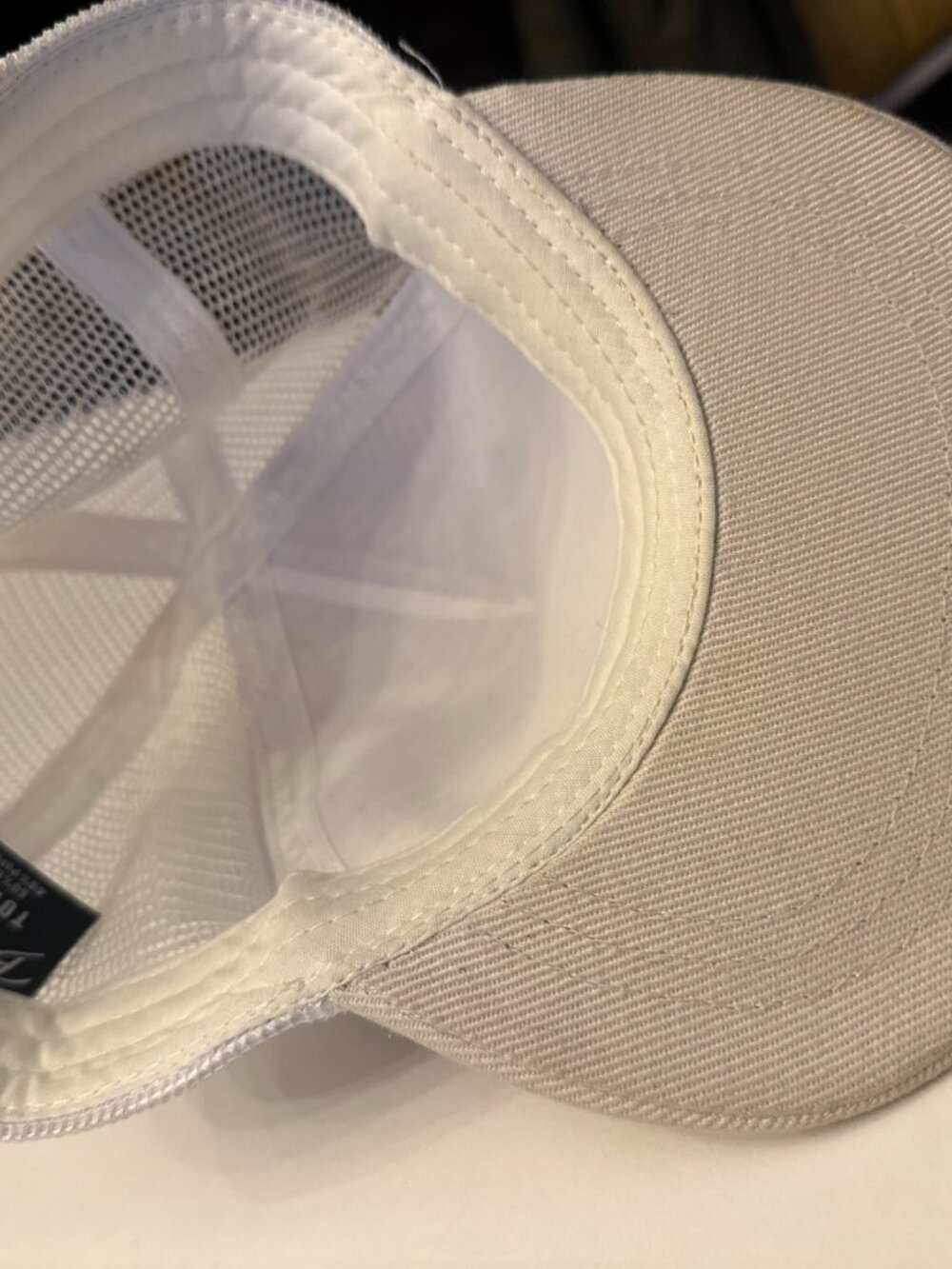 Binky Bro Surf Co Toddler Trucker Snapback Hat Cream White - Picture 4 of 4